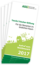 Flyer „Tassilo Tröscher Stiftung“
